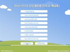 Ghost Win10 (32λ) ȫٰv2016.12(⼤)